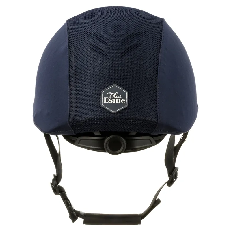 Charles Owen EQx x This Esme Phoenix Skull Riding Helmet - Navy-2