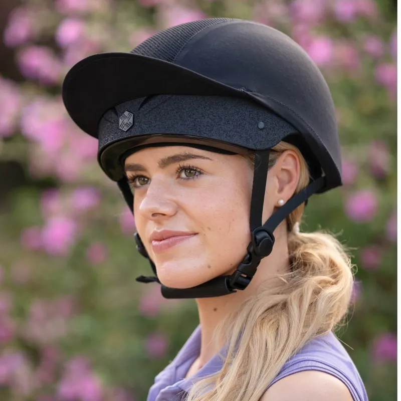 Charles Owen EQx x This Esme Phoenix Skull Riding Helmet - Black-2