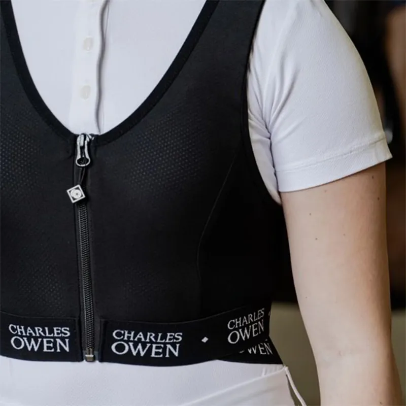 Charles Owen Shadow Junior Back Protector - Black-7