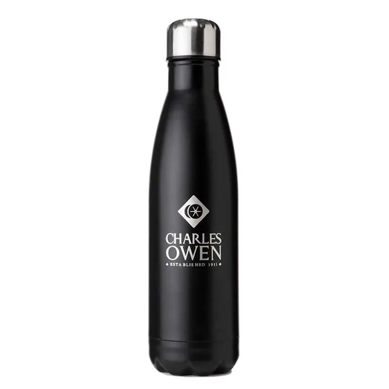 Charles Owen Water Bottle - Black