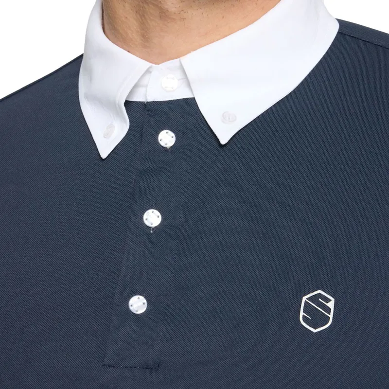 Samshield Charles Men's Short Sleeve Show Shirt - Navy-1