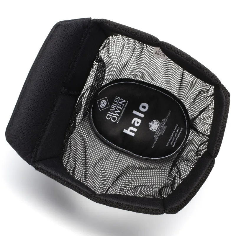 Charles Owen Halo Helmet Liner - Black