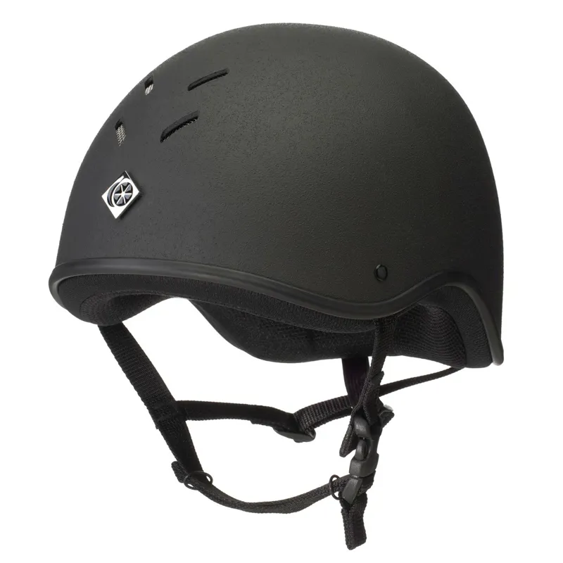 Charles Owen Young Riders Skull Helmet - Black
