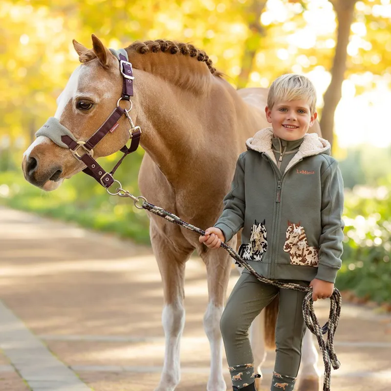 LeMieux Mini Charlie Lined Hoodie - Rosemary-1