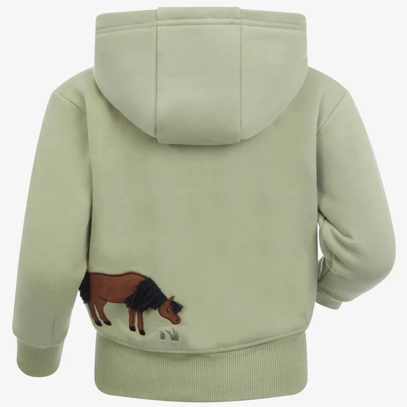 LeMieux Mini Charlie Full Zip Youth Hoodie - Fern-1