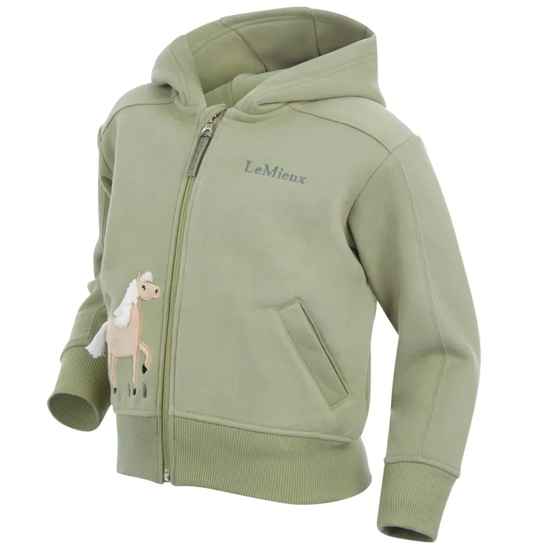 LeMieux Mini Charlie Full Zip Youth Hoodie - Fern-2