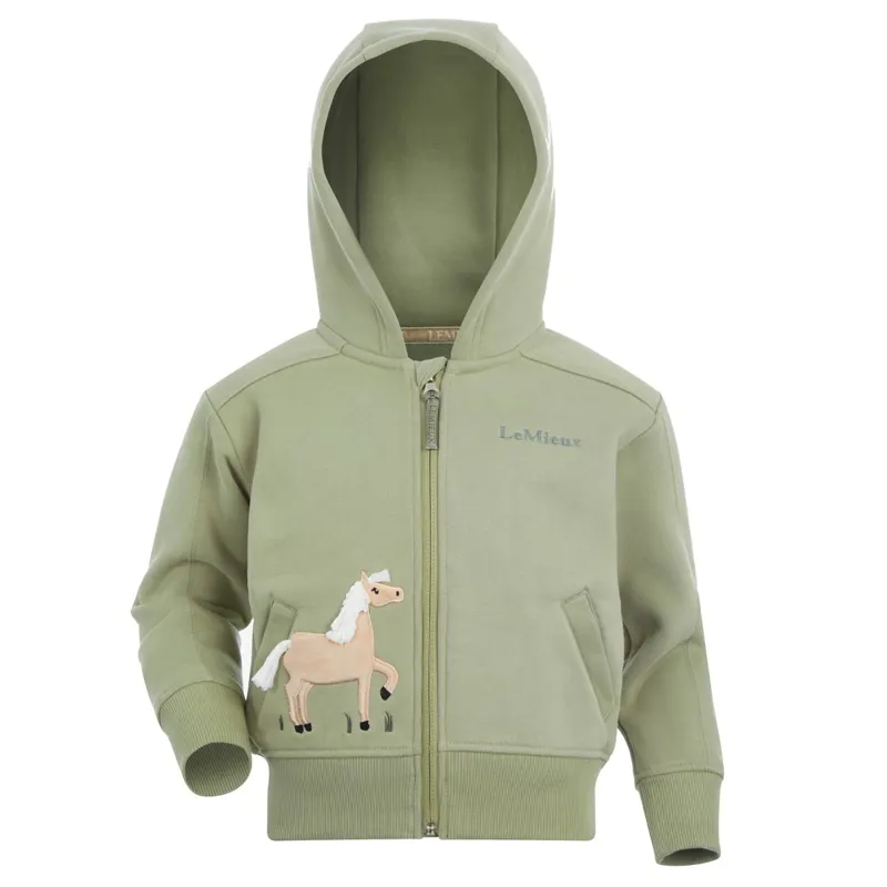 LeMieux Mini Charlie Full Zip Youth Hoodie - Fern