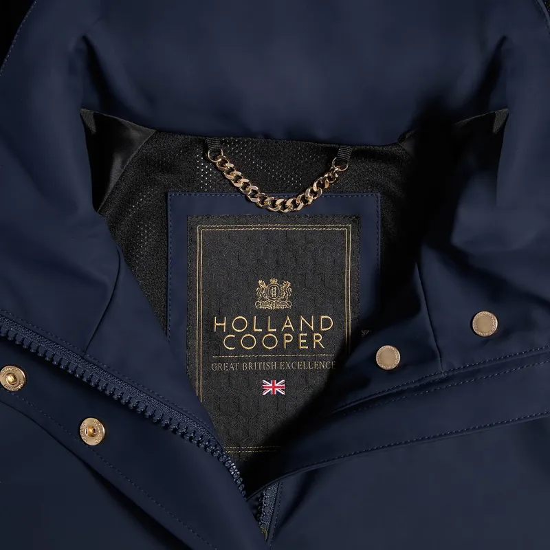 Holland Cooper Chartwell Ladies Rain Parka - Ink Navy-3