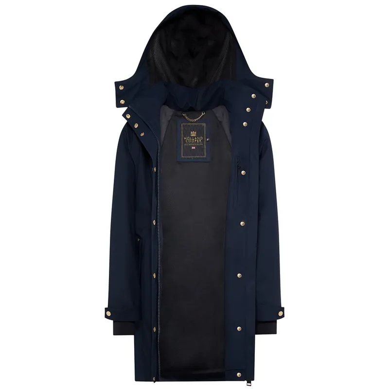 Holland Cooper Chartwell Ladies Rain Parka - Ink Navy-2