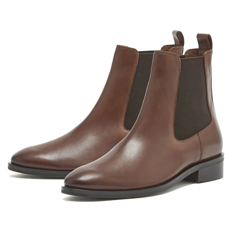 Chatham Allerton Womens Premium Leather Chelsea Boots - Tan