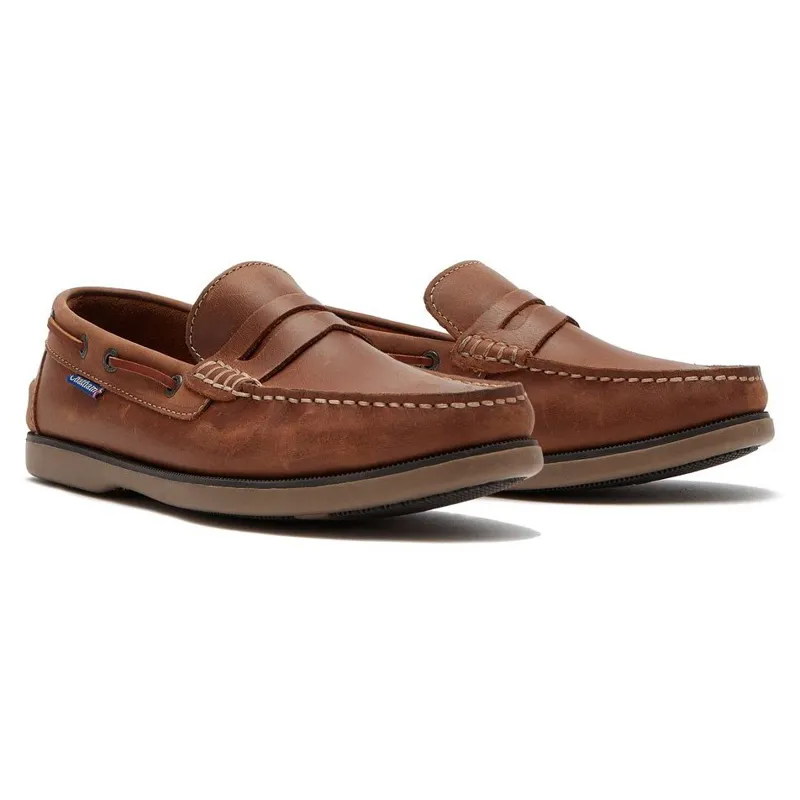 Chatham Shanklin Premium Leather Men's Loafers - Tan
