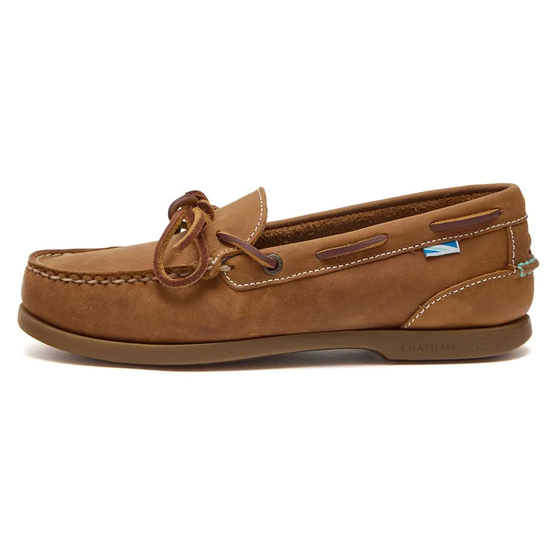 Chatham Olivia G2 Womens Boat Shoes - Walnut-3