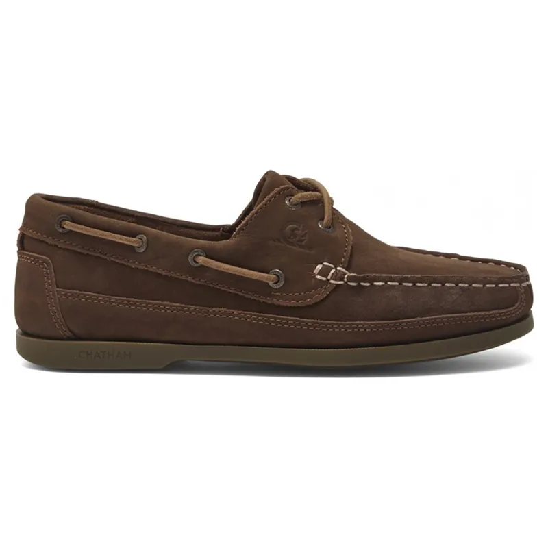 Chatham X Joules Cove Womens Nubuck Boat Shoes - Tan-1