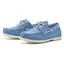 Chatham x Joules Jetty Women's Canvas Boat Shoes - Blue