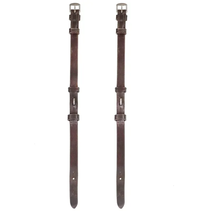 Henry James Billet Cheek Pieces - Havana Brown