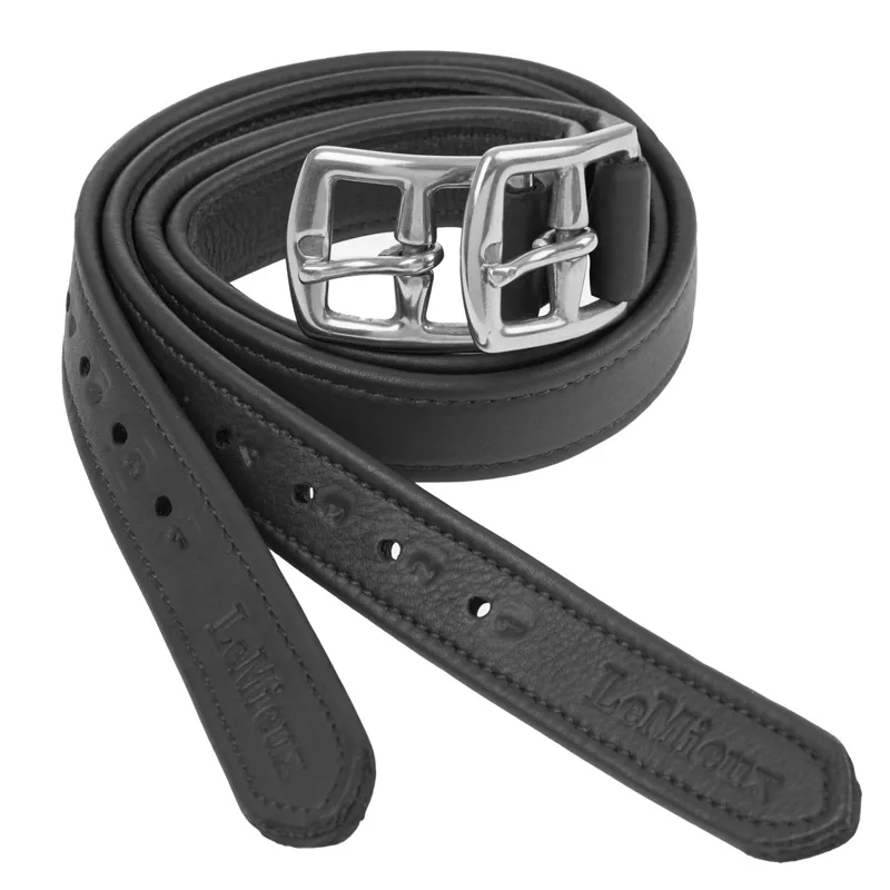 LeMieux Children's Stirrup Leathers - Black