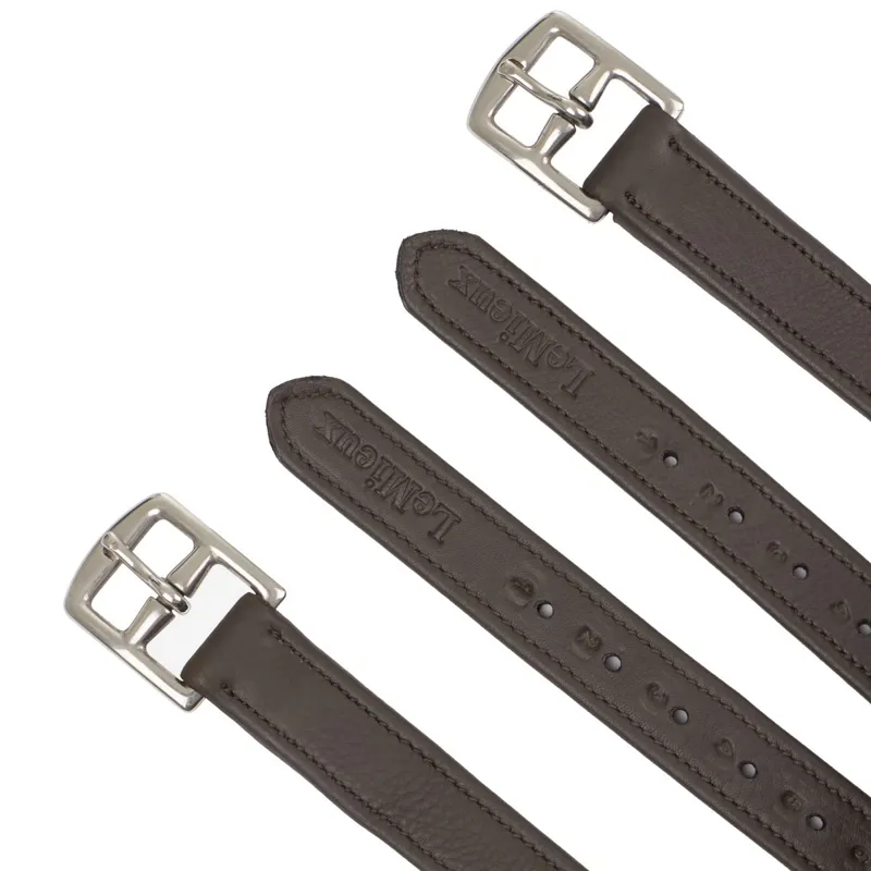 LeMieux Children's Stirrup Leathers - Brown-1