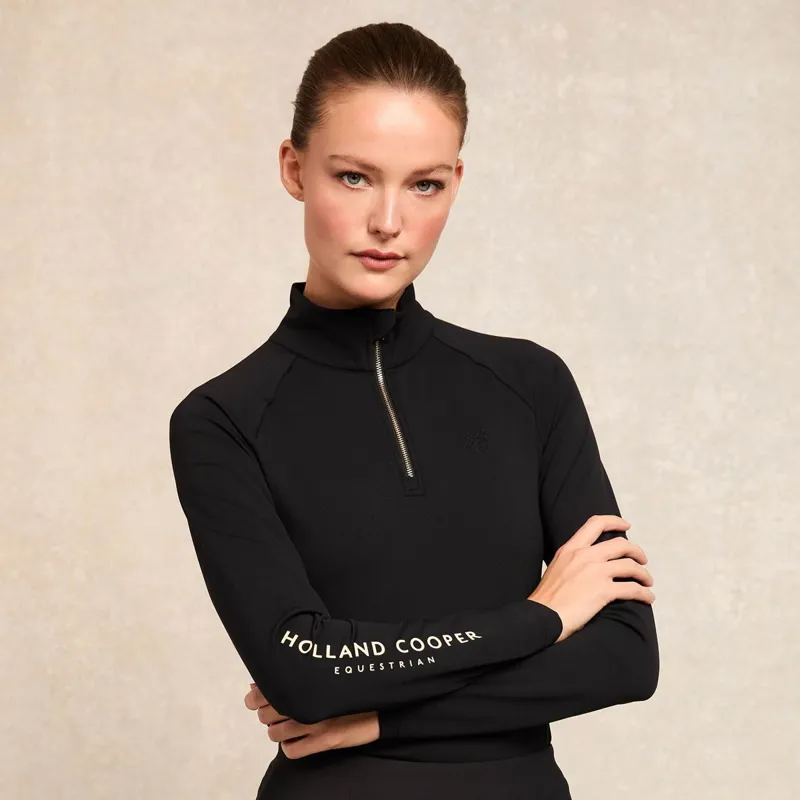 Holland Cooper Chiltern Women's Base Layer - Black-5