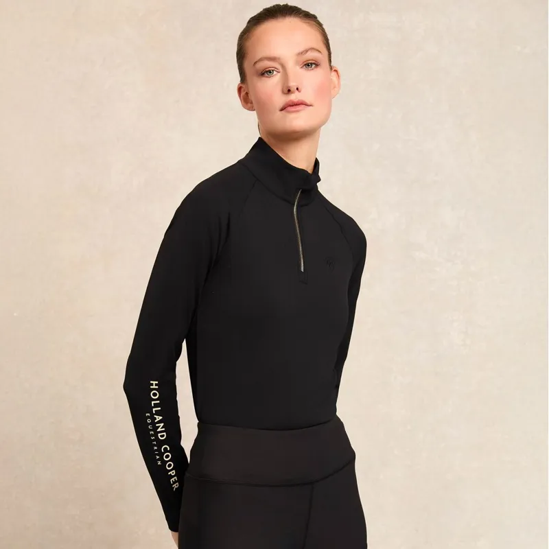 Holland Cooper Chiltern Women's Base Layer - Black-6