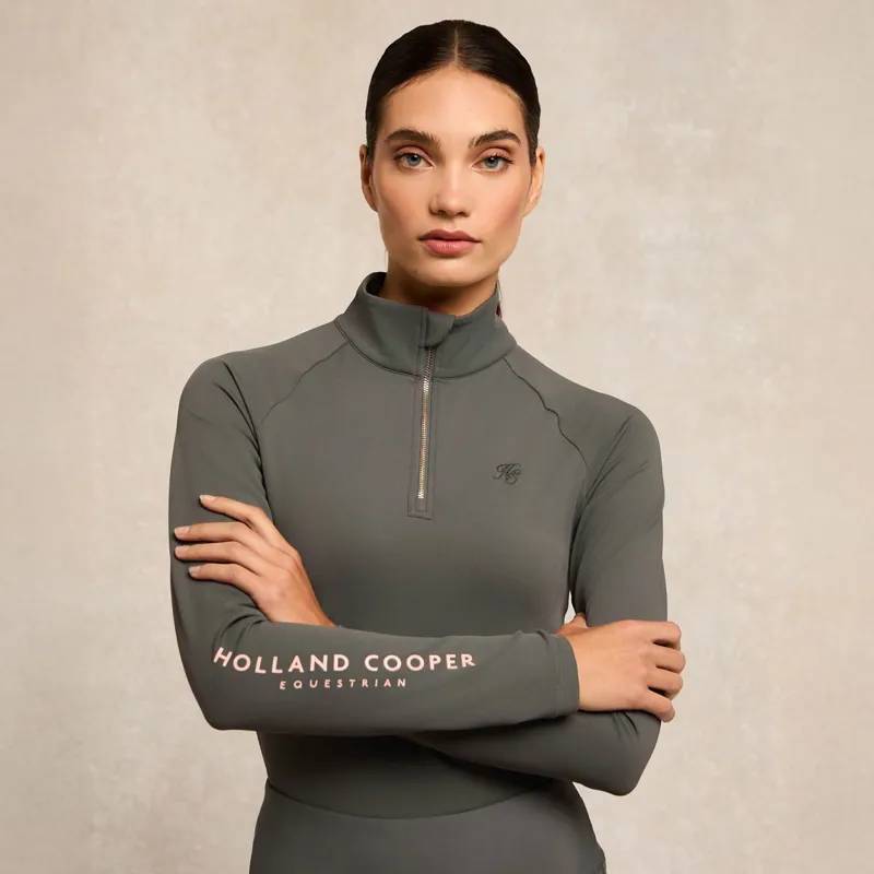 Holland Cooper Chiltern Womens Base Layer - Dove Grey