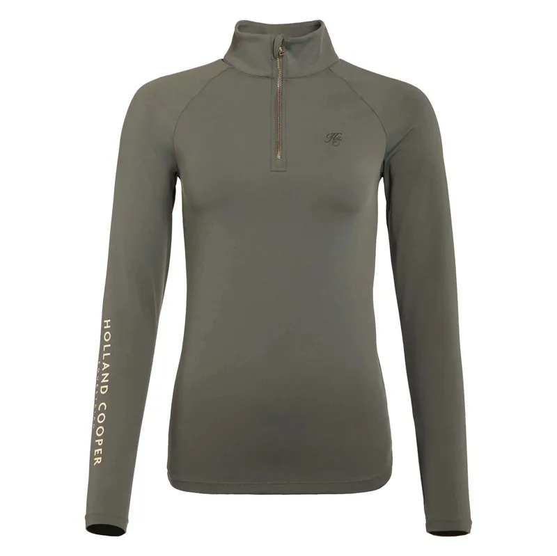 Holland Cooper Chiltern Womens Base Layer - Dove Grey-3