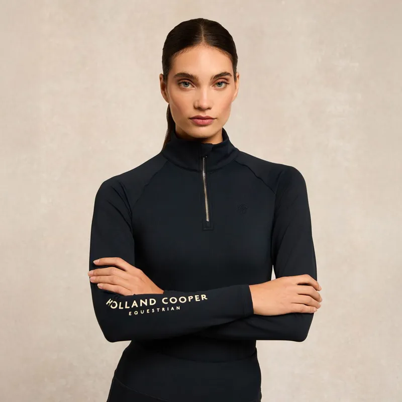 Holland Cooper Chiltern Womens Base Layer - Ink Navy-7