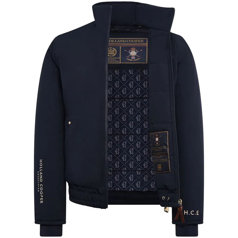 Holland Cooper Chiltern Women's Bomber Jacket - Ink Navy-5