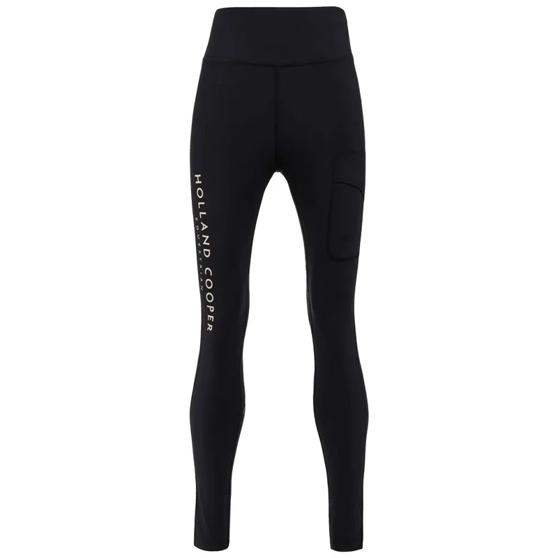 Holland Cooper Chiltern Legging Women's Riding Tights - Black-1