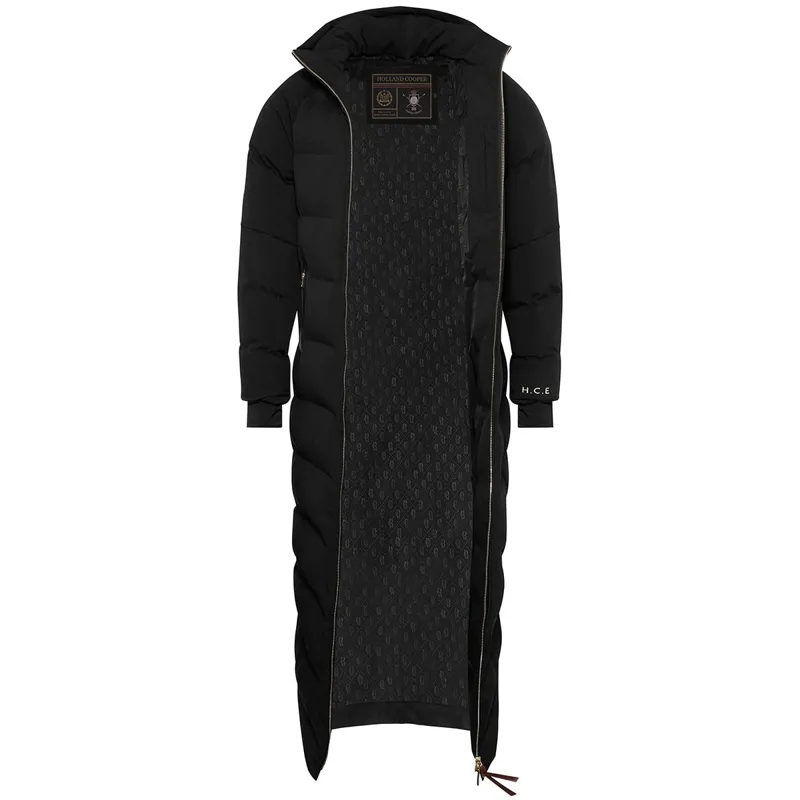 Holland Cooper Chiltern Womens Longline Barn Coat - Black-7
