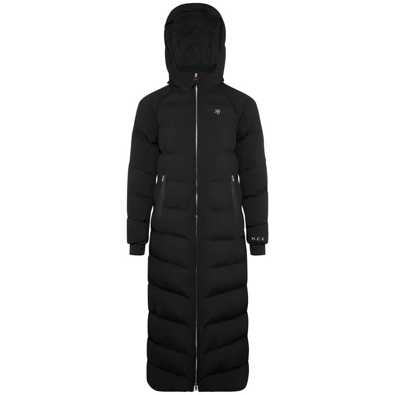 Holland Cooper Chiltern Womens Longline Barn Coat - Black-6