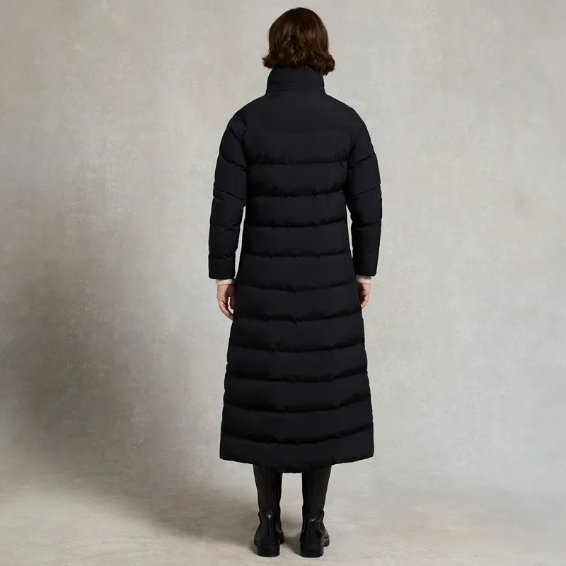 Holland Cooper Chiltern Womens Longline Barn Coat - Black-5
