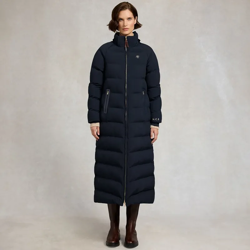 Holland Cooper Chiltern Womens Longline Barn Coat - Ink