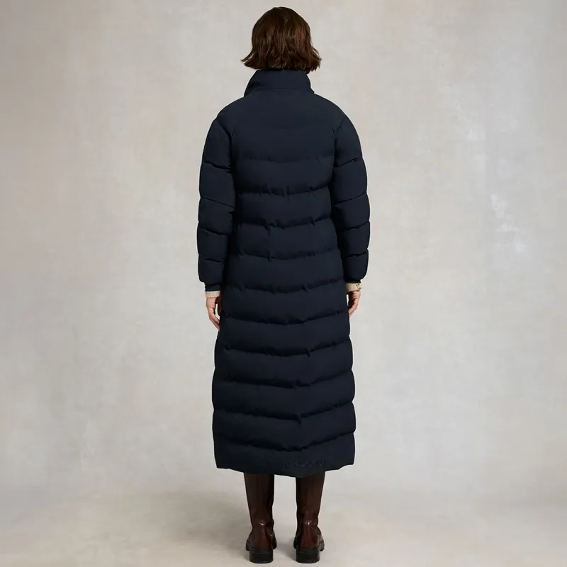 Holland Cooper Chiltern Womens Longline Barn Coat - Ink-11