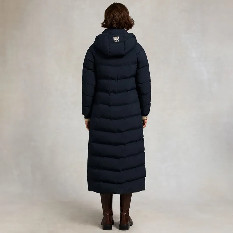 Holland Cooper Chiltern Womens Longline Barn Coat - Ink-10