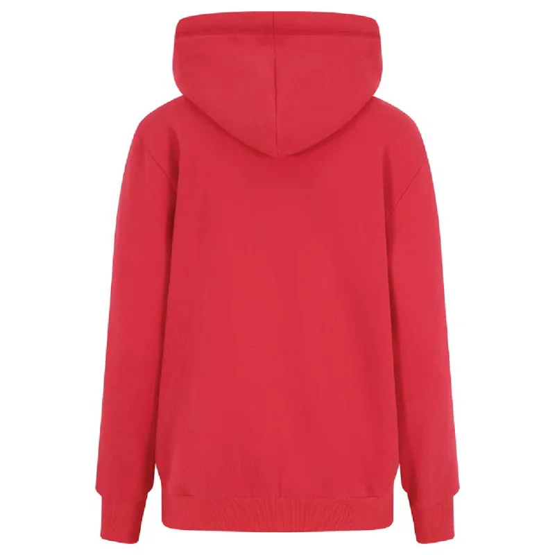 Equetech Whoa Horsey Adults Christmas Hoodie - Red-1