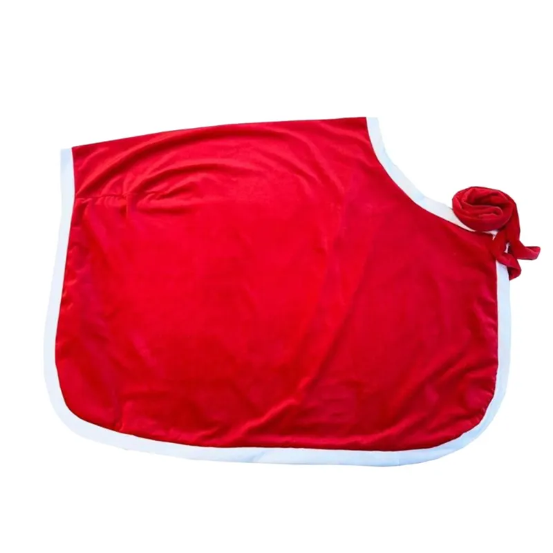 Equetech Christmas Santa Quarter Sheet - Red