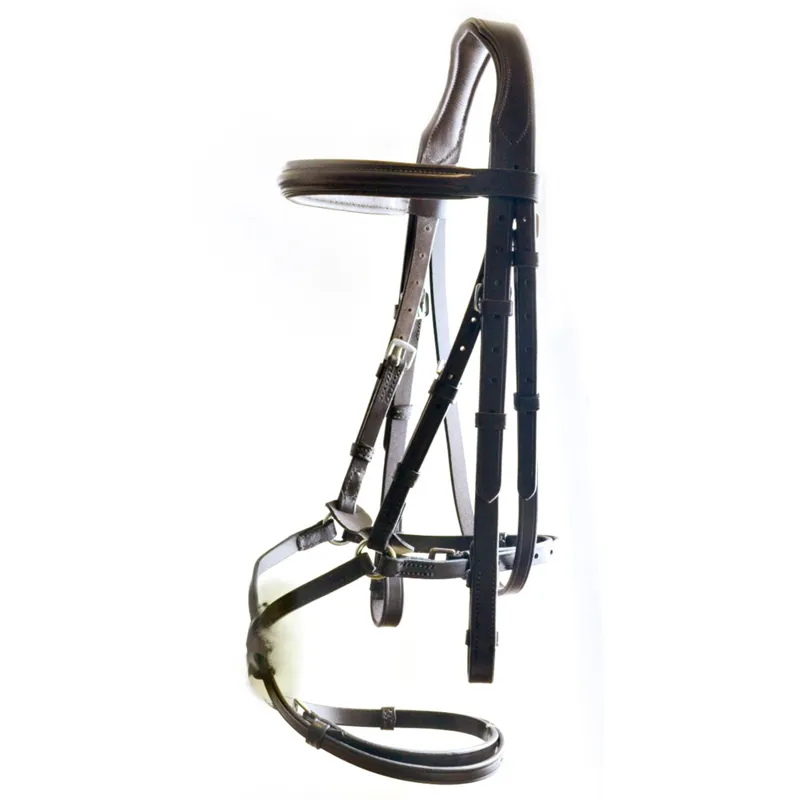 Dever Classic Comfort Figure 8 Bridle - Brown-1