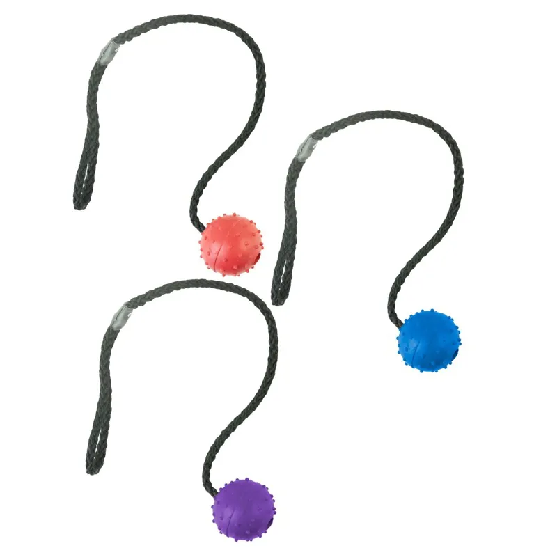 Classic Pet Products Pimple Ball and Rope Dog Toy - Assorted-1