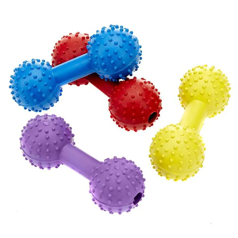 Classic Pet Products Pimple Dumbbell Dog Toy - Assorted