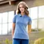 LeMieux Classique Women's Polo Shirt - Ice Blue