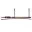 Equiline NB0455 Crank Clincher Noseband - Brown/Gold