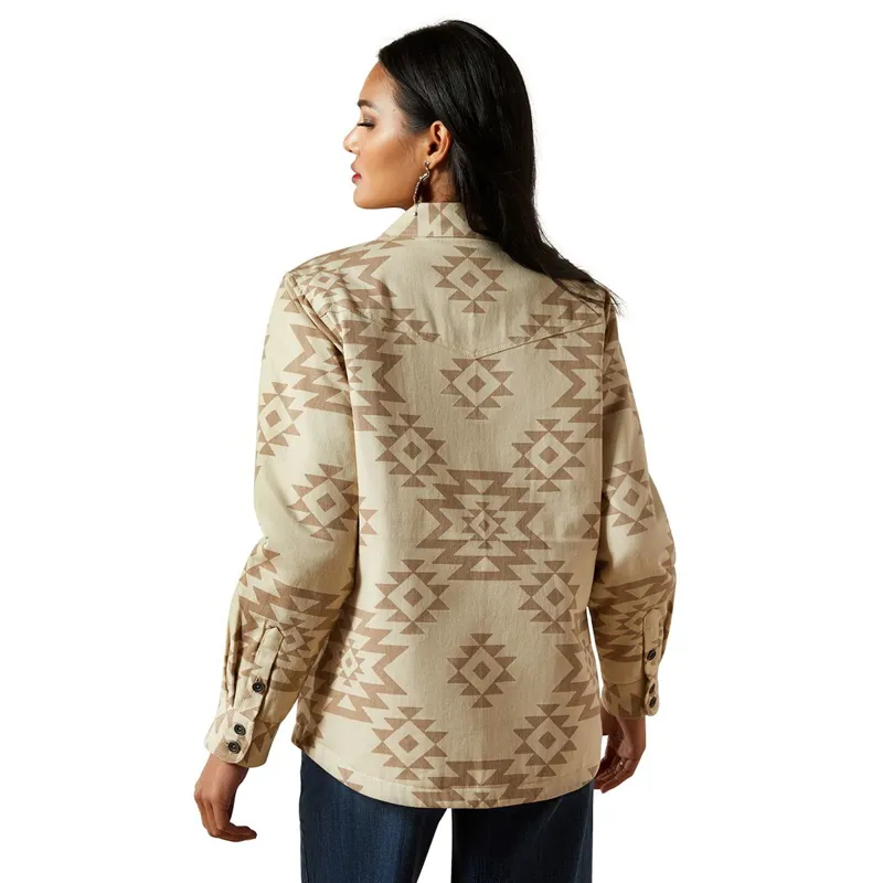Ariat Clovis Women's Insulated Shirt Jacket - Puebla Print-2