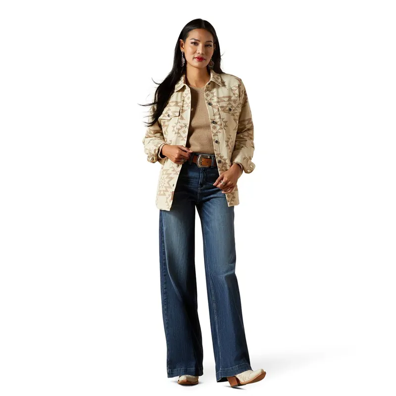 Ariat Clovis Women's Insulated Shirt Jacket - Puebla Print-1
