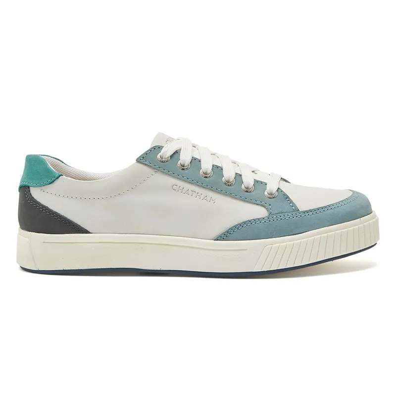 Chatham Fingle Ladies Sneakers - White/Blue-3