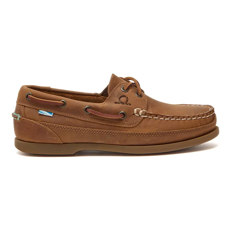 Chatham Kayak G2 Womens Leather Boat Shoes - Walnut-2
