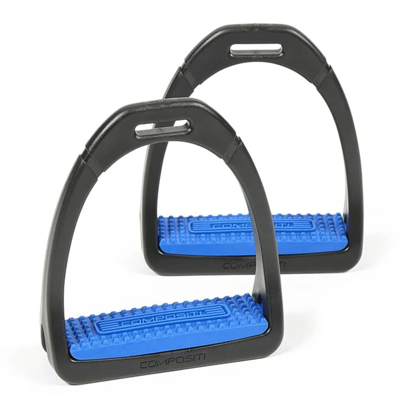 Compositi Premium Profile Adult Stirrups - Royal Blue