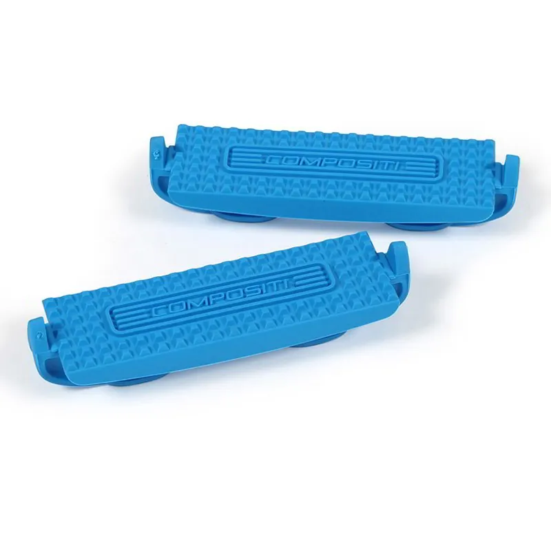 Compositi Premium Profile Adults Stirrup Treads - Bright Blue