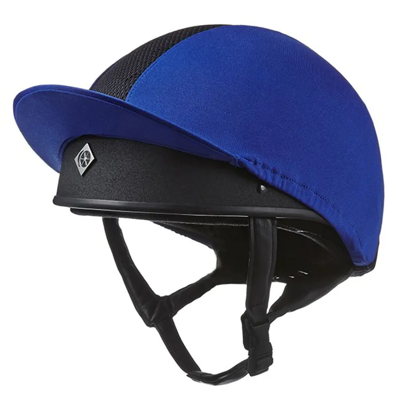 Charles Owen Pro II Helmet Cover with Vent - Royal Blue