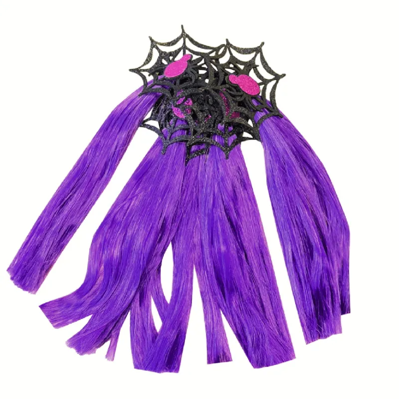 Equetech Halloween Mane Tassel 5 Pack - Cobweb