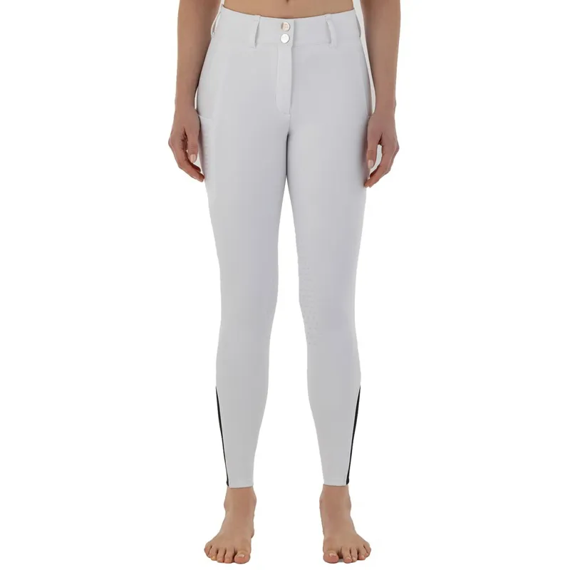 Equiline Cockekh Knee Grip Women's Competition Winter Breeches - White